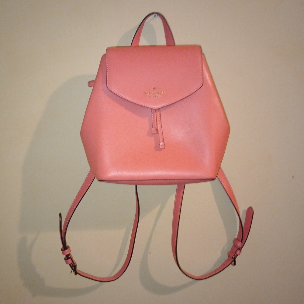 NWOT Kate Spade Lizzie Garden Pink  medium Flap Back pack